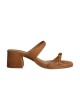 Sandale Keslem Costa couleur camel pour femme