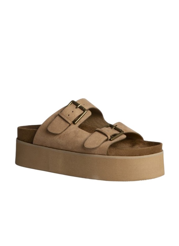 Sandali Keslem Nara in colore cammello per donna