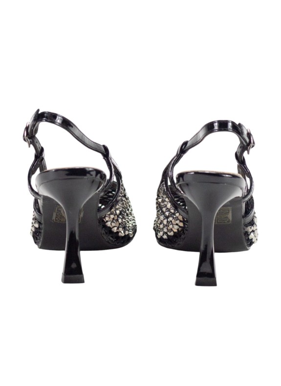 Keslem GH2501 Salons in Schwarz für Damen