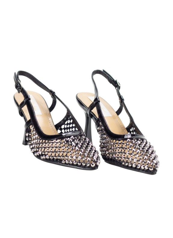 Keslem GH2501 Salons in Schwarz für Damen