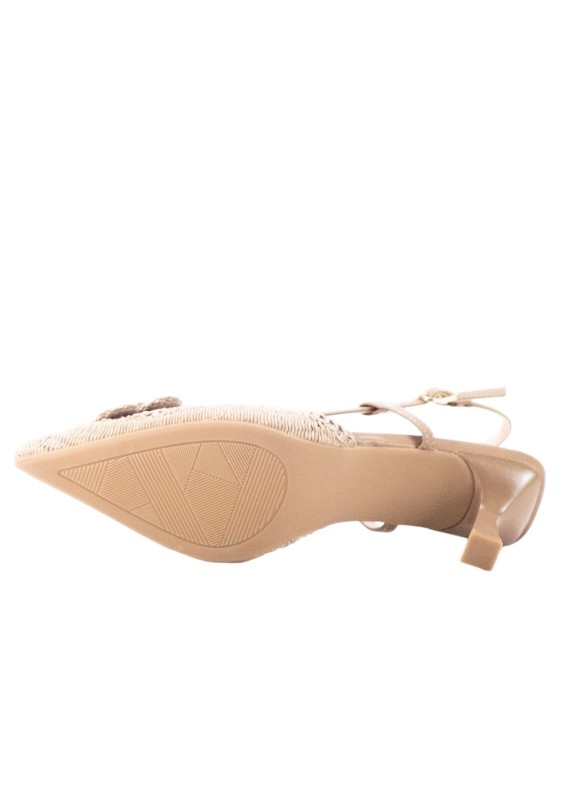 Zapato destalonado Keslem Bella en color taupe para mujer