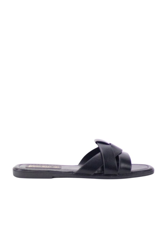 Sandalia Keslem Livia en color negro para mujer
