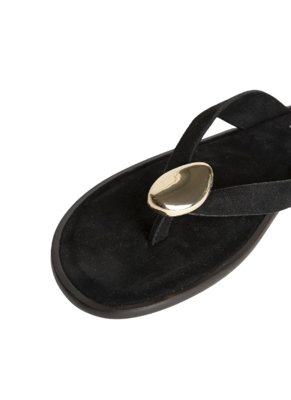 Sandales Keslem Cala en couleur noire pour femme