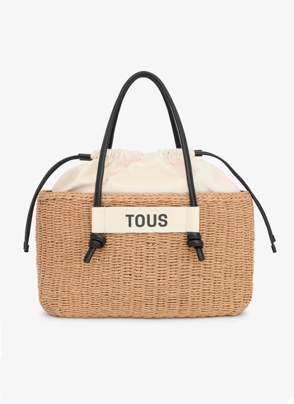 Capazo Tous L. T Scoubidou en color beige para mujer