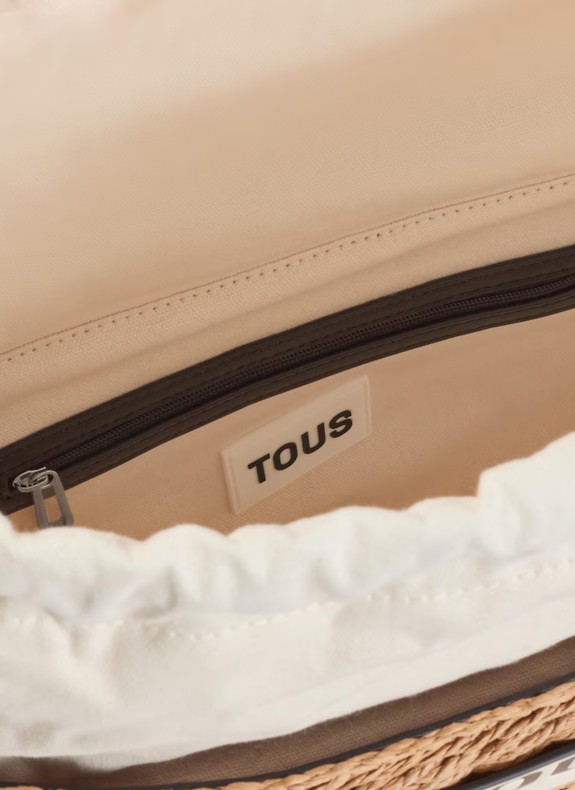 Capazo Tous L. T Scoubidou en color beige para mujer