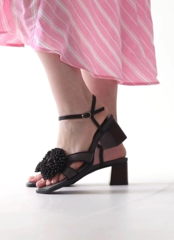 Sandale Noa Harmon Riva en couleur marron pour femme