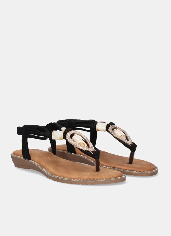 Exe Shoes Sandalen 8013-28 in Schwarz für Damen