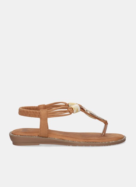 Sandalias Exe Shoes 8013-28 en color cuero para mujer