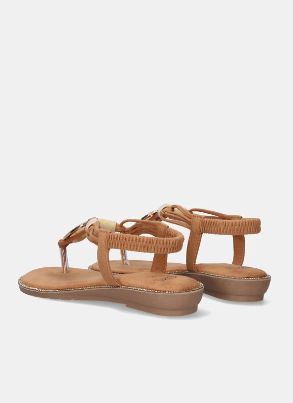 Sandalias Exe Shoes 8013-28 en color cuero para mujer
