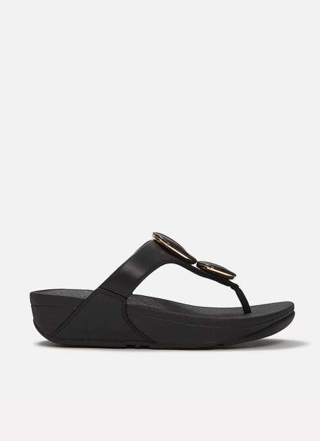 Sandalias FitFlop A4T-001 en color negro para mujer