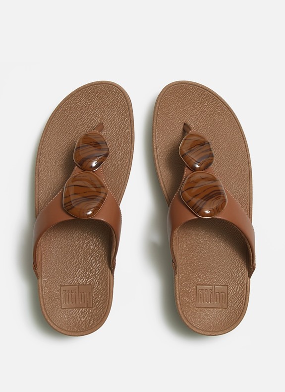 Fitflop Sandale A4T-C15 in der Farbe Leder