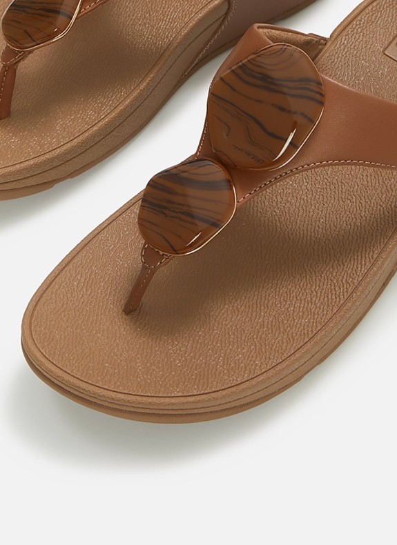 Fitflop Sandale A4T-C15 in der Farbe Leder