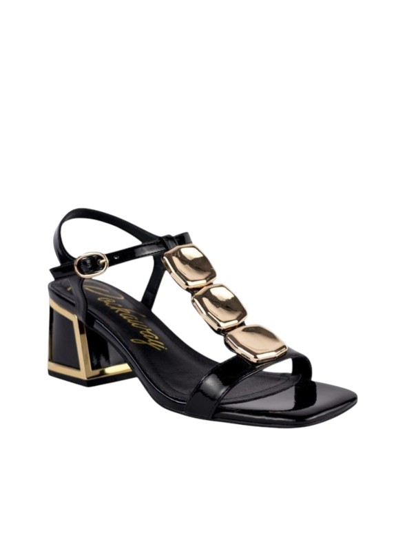 Sandalias Rock Away 85855C en color negro para mujer