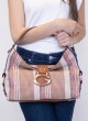 Bolsa Guess Camden Shoulder Bag na cor couro