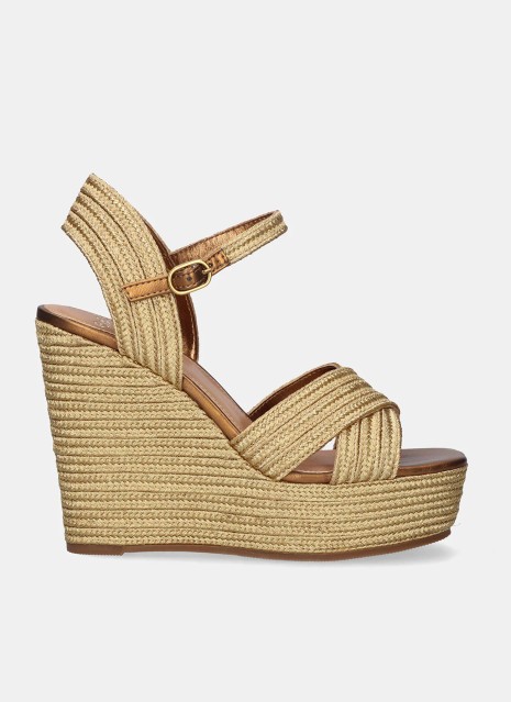 Sandalia Exe Shoes Noemi-034 en color bronce para mujer
