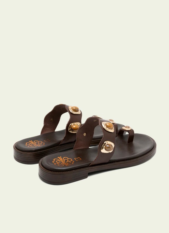 Porronet Sandalen 3237 in Braun für Damen
