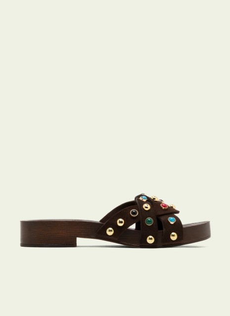 Porronet Clog 3286 in Braun für Damen