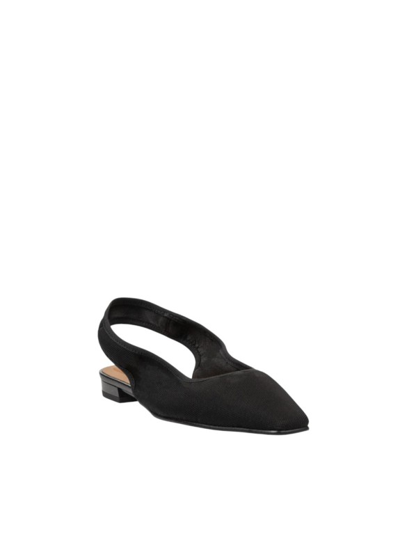 Schwarze Slingback-Ballerina Miss Elastic Vilass für Damen