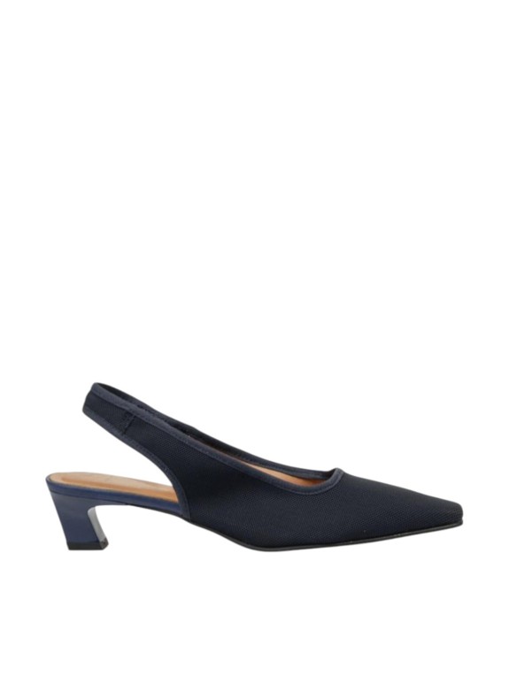 Escarpins à bride arrière Miss Elastic Parigi en couleur marine pour femme