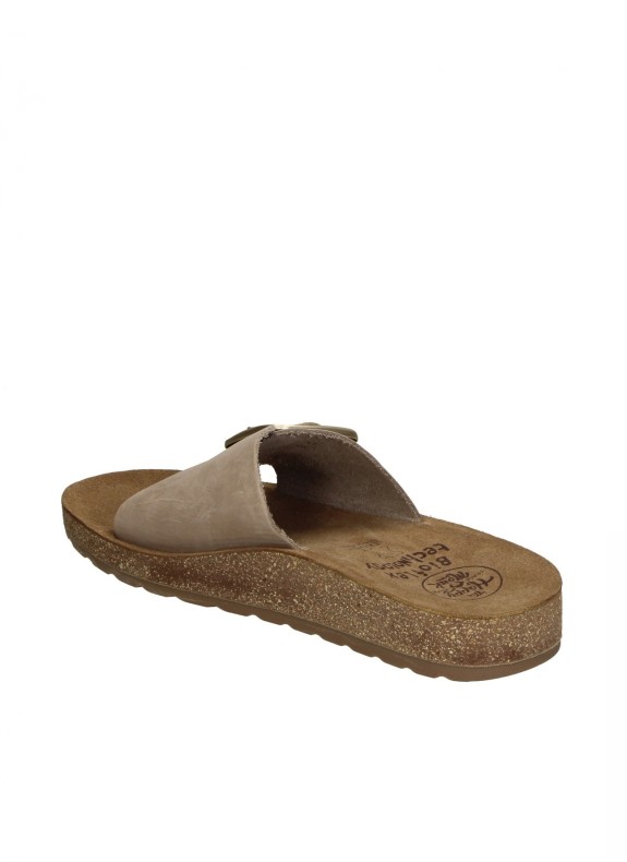 Sandalias The Happy Monk Formentera-001 en color taupe para mujer