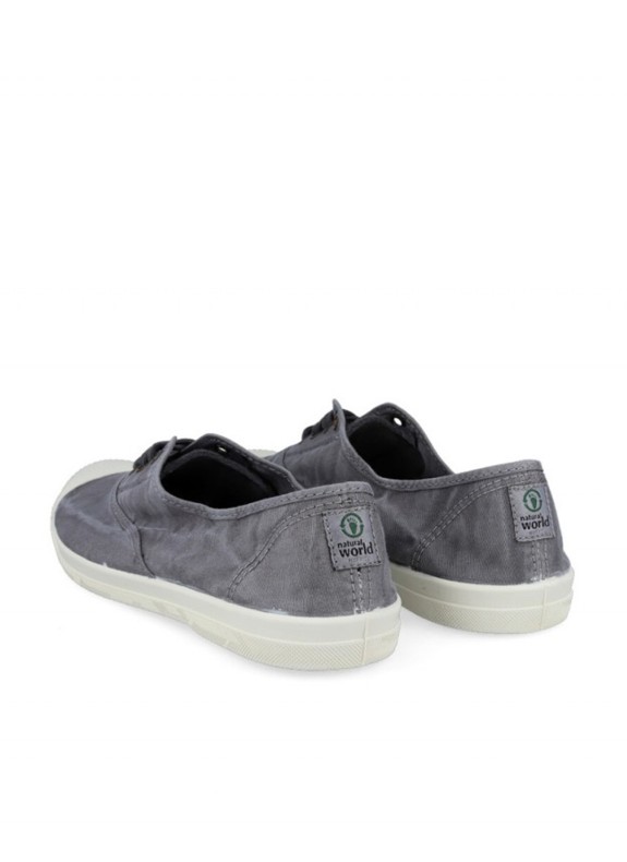 Ténis Natural World Old Condor na cor cinza para homem