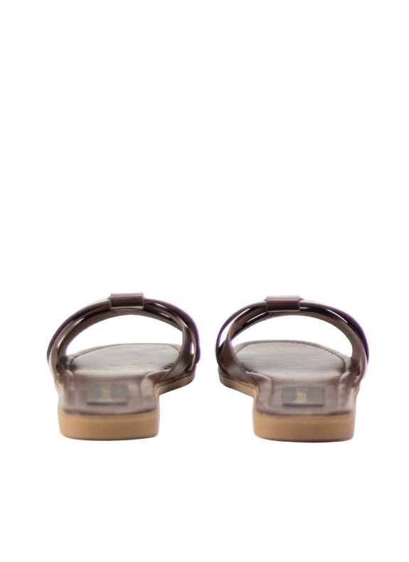 Sandales Keslem Livia de couleur marron pour femme