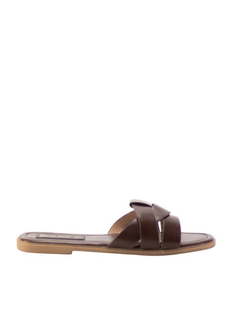 Sandales Keslem Livia de couleur marron pour femme
