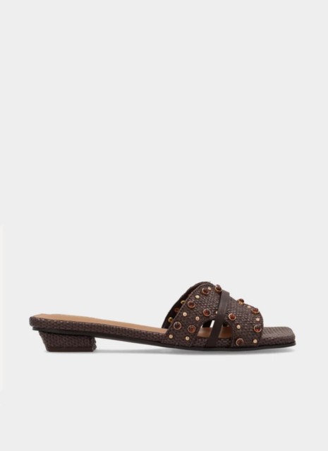 Sandales Noa Harmon Isla en couleur marron pour femme