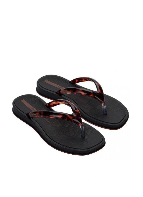 Tongs Ipanema Glow Trendy en couleur noire pour femme