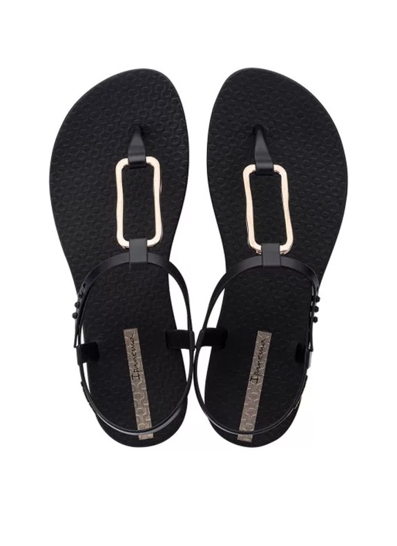 Tongs Ipanema Class Modern en couleur noire pour femme