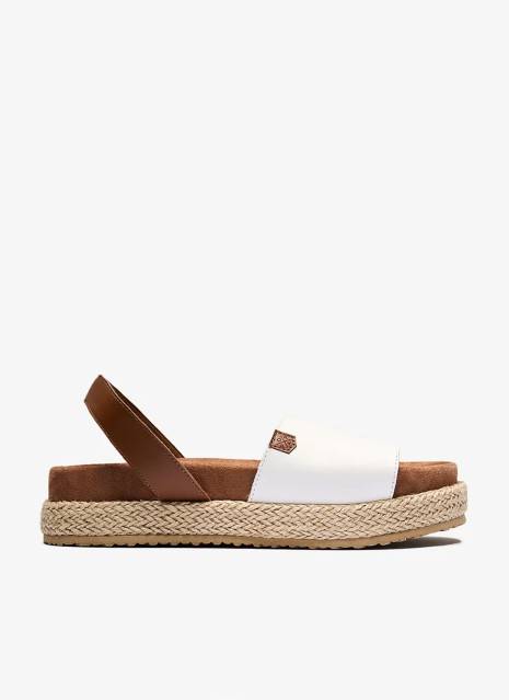 Menorquina Popa Siona Snake en couleur blanche pour femme