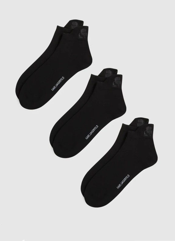 K/KAMEO LOGO SNEAKER SOCK 3P