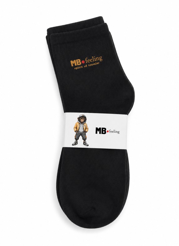 Pack de 3 meias Keslem em preto para mulher