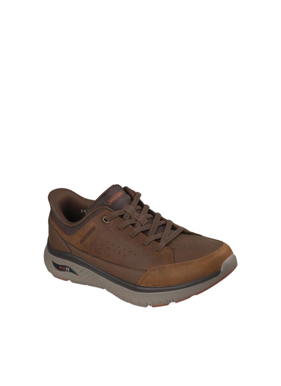 Ténis Skechers Arch Fit Crosser Felix em cor marrom para homem