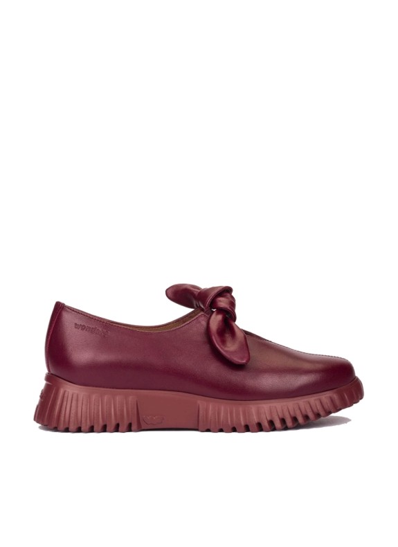 Zapato Wonders A-4421 em cor bordô para mulher