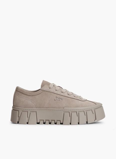 TJW PLATFORM-SNEAKER AUS WILDLEDER