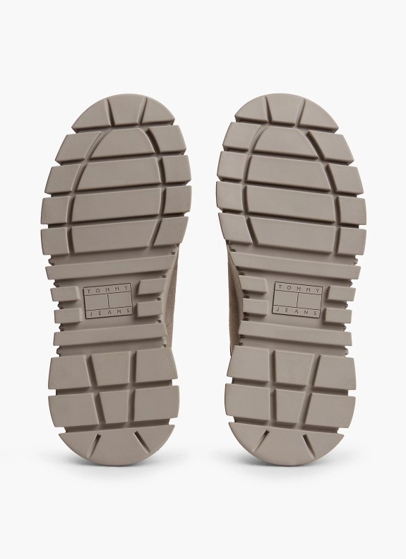 TJW PLATFORM SNEAKER IN CAMOSCIO